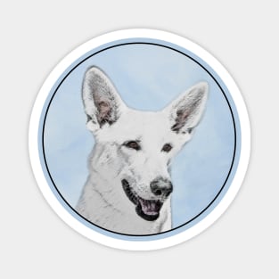 White Shepherd Magnet